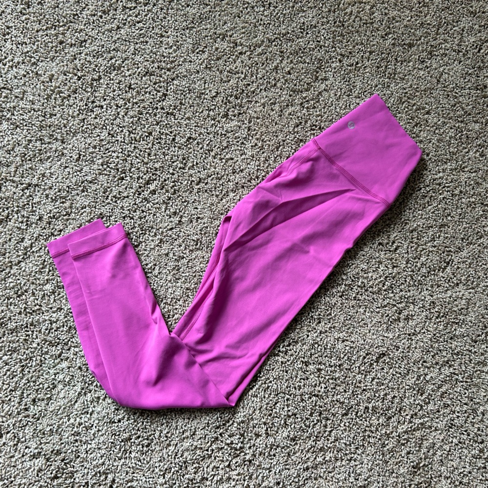 Lululemon pink Aligns 28”